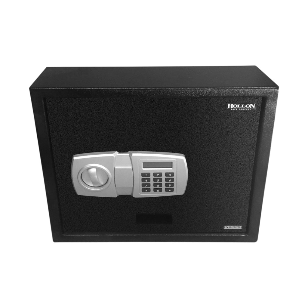 Hollon PBE-2 Pistol Safe | Electronic Lock With Override Key | 24 LBS