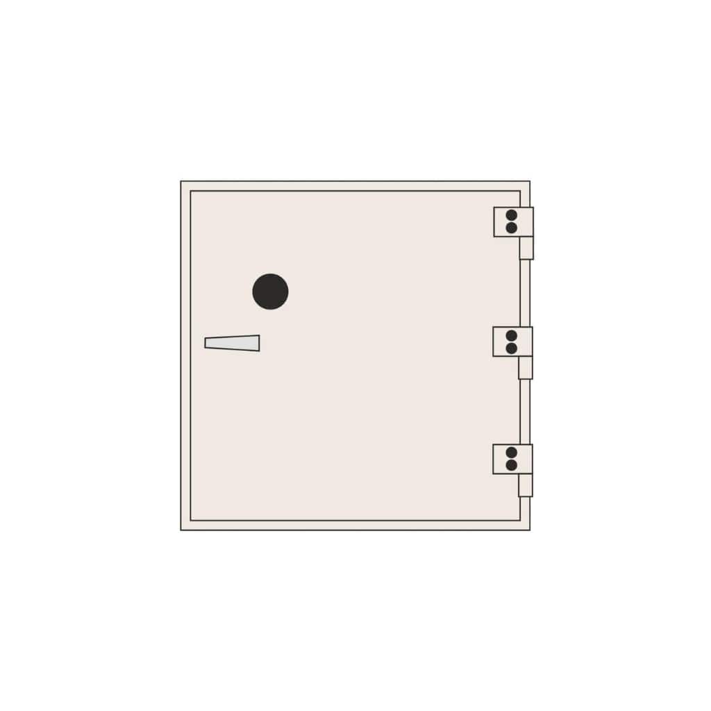 SoCal Bridgeman F-3838 F-Series TL-30 Plate Steel Safe