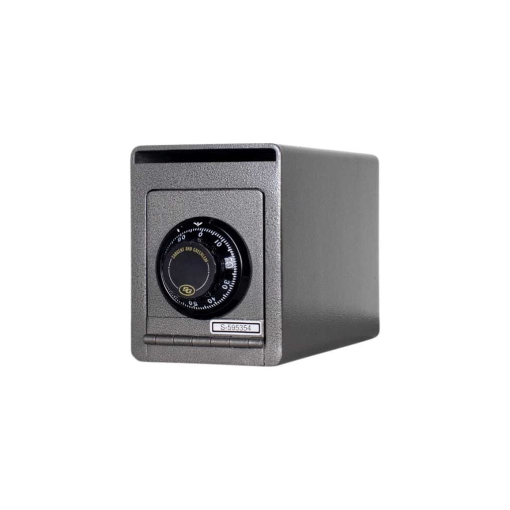 Gardall GDS86-G-K/GDS86-G-C Under Counter Depository | B-Rated Safe | Compact Safe with Drop Slot Combination Lock