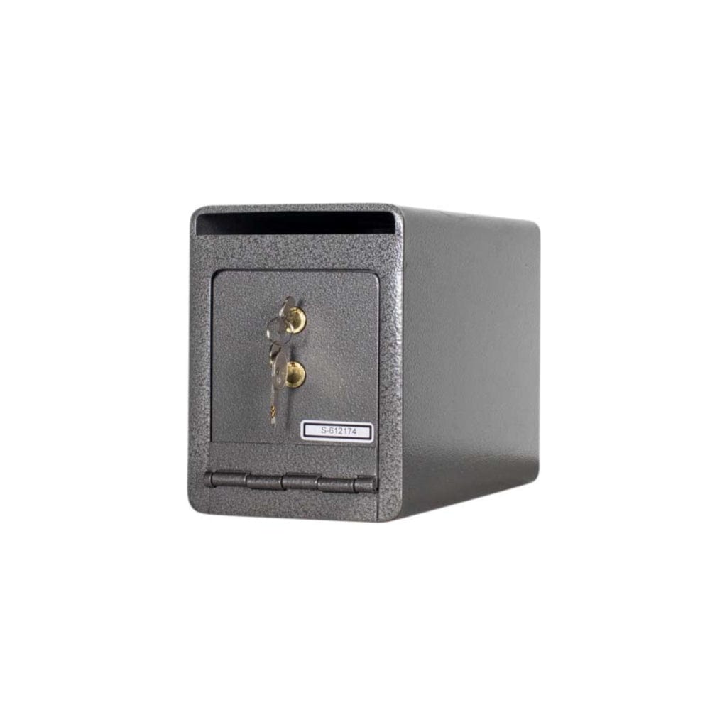 Gardall GDS86-G-K/GDS86-G-C Under Counter Depository | B-Rated Safe | Compact Safe with Drop Slot Dual-Key Lock