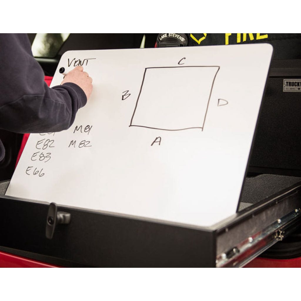 TruckVault Magnetic Map Board | White Board | Detachable