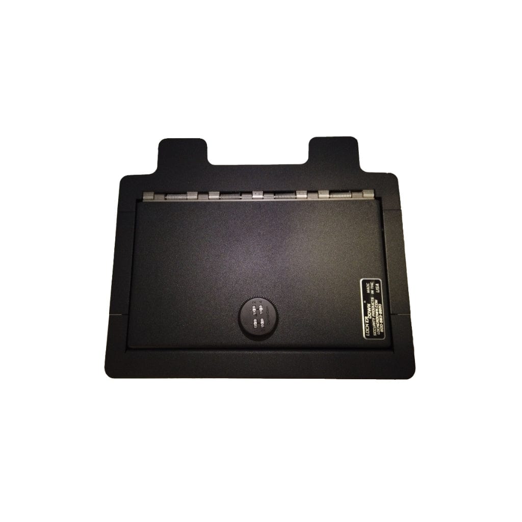 Lock&#39;er Down LD2072 Console Safe for Chevrolet Silverado 2019 Up &amp; GMC Sierra 1500 Series Plus (2020-2022) All Series Model | Heavy 12 Gauge Steel | 4 Point Locking System