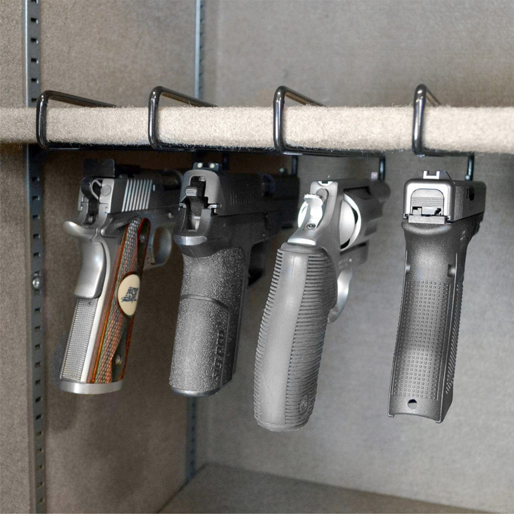 American Rebel 397 Original Handgun Hanger | Safe Accessory | 4-Pack Innovative Hanger with Chamfered Ends