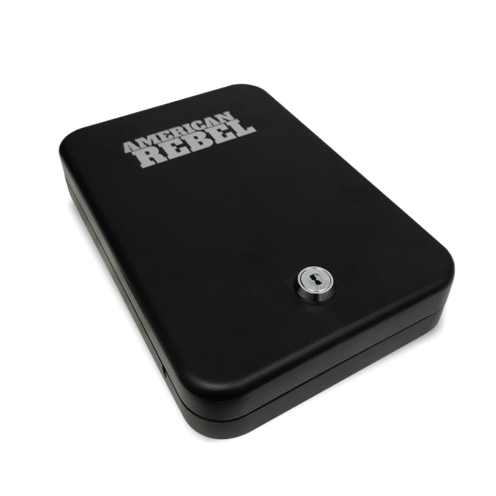 American Rebel AR-110 Key Vault | 16 Gauge Steel Construction | TSA Approved | Small and Compact Handgun Vault