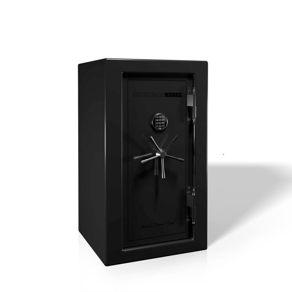American Rebel AR-12 Black Smoke Gun Safe | 8 Gun Capacity | 75 Minutes Fireproof at 1200°F Black