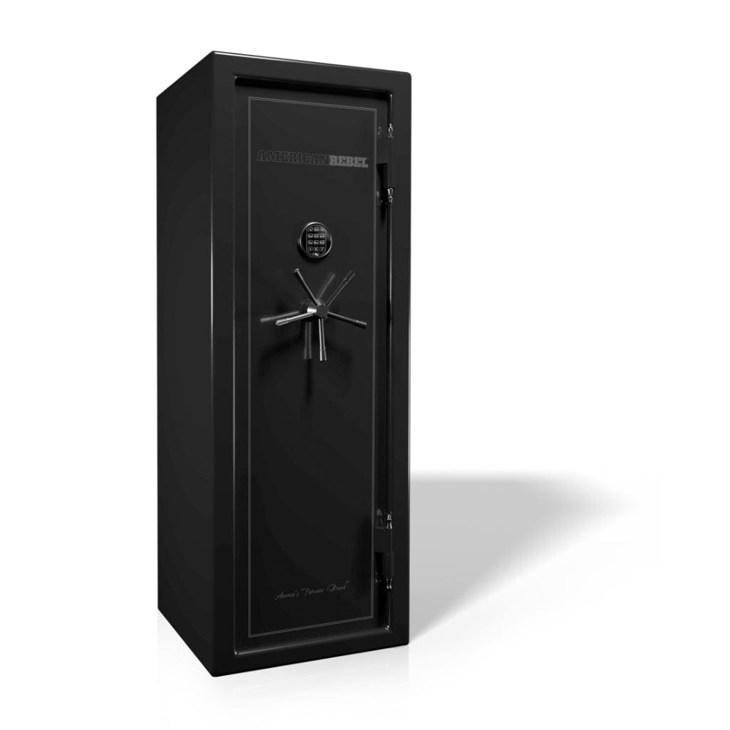 American Rebel AR-15 Black Smoke Safe | 12 Gun Capacity | 75 Minutes Fireproof at 1200°F Gray
