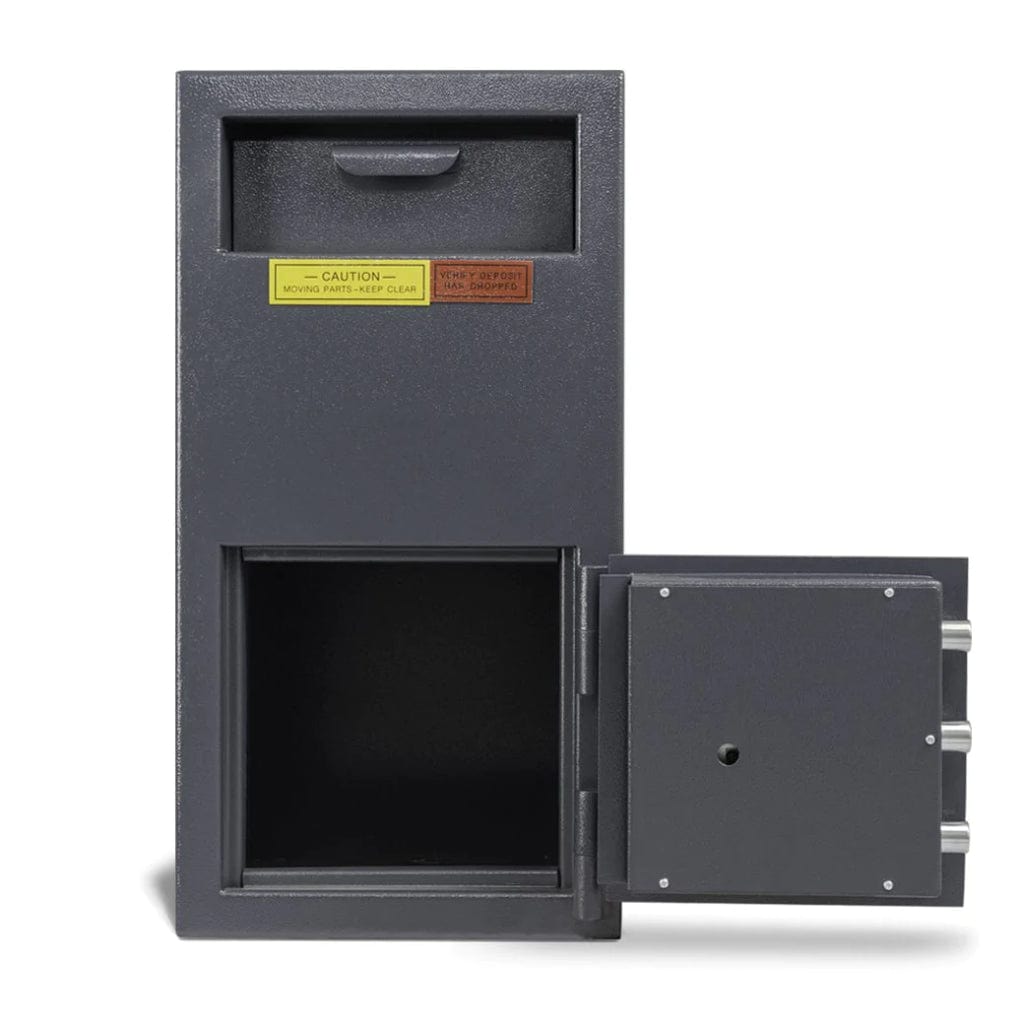 AmSec DSF2714E American Security Front Load Depository Safe | B-Rated | UL Listed Type 1 Electronic Lock | 1.5 Cubic Feet