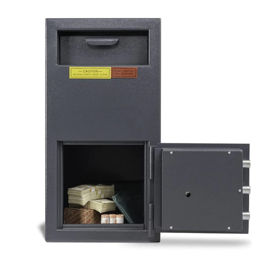 AmSec DSF2714E American Security Front Load Depository Safe | B-Rated | UL Listed Type 1 Electronic Lock | 1.5 Cubic Feet