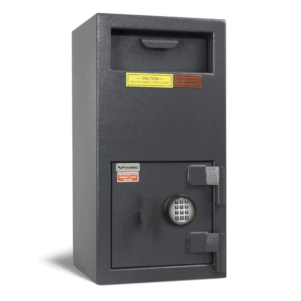AmSec DSF2714E American Security Front Load Depository Safe | B-Rated | UL Listed Type 1 Electronic Lock | 1.5 Cubic Feet