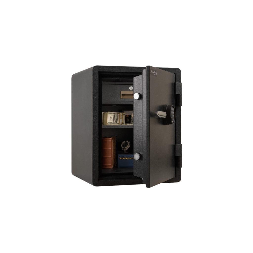 AmSec FS1814E5 American Security 1 Hour Fire Safe | UL Listed | 60 Minute Fire Rated | Electronic Lock | 1 Drawer | 1.7 Cubic Feet