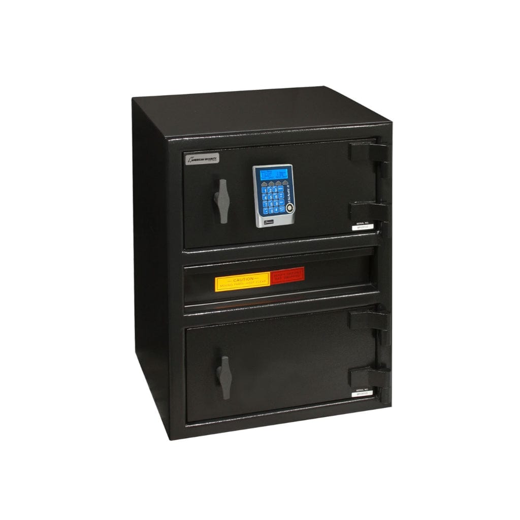 AmSec MM2820CTR-DROPESLAUDIT American Security Double Door Depository Safe | B-Rated | Center Drop