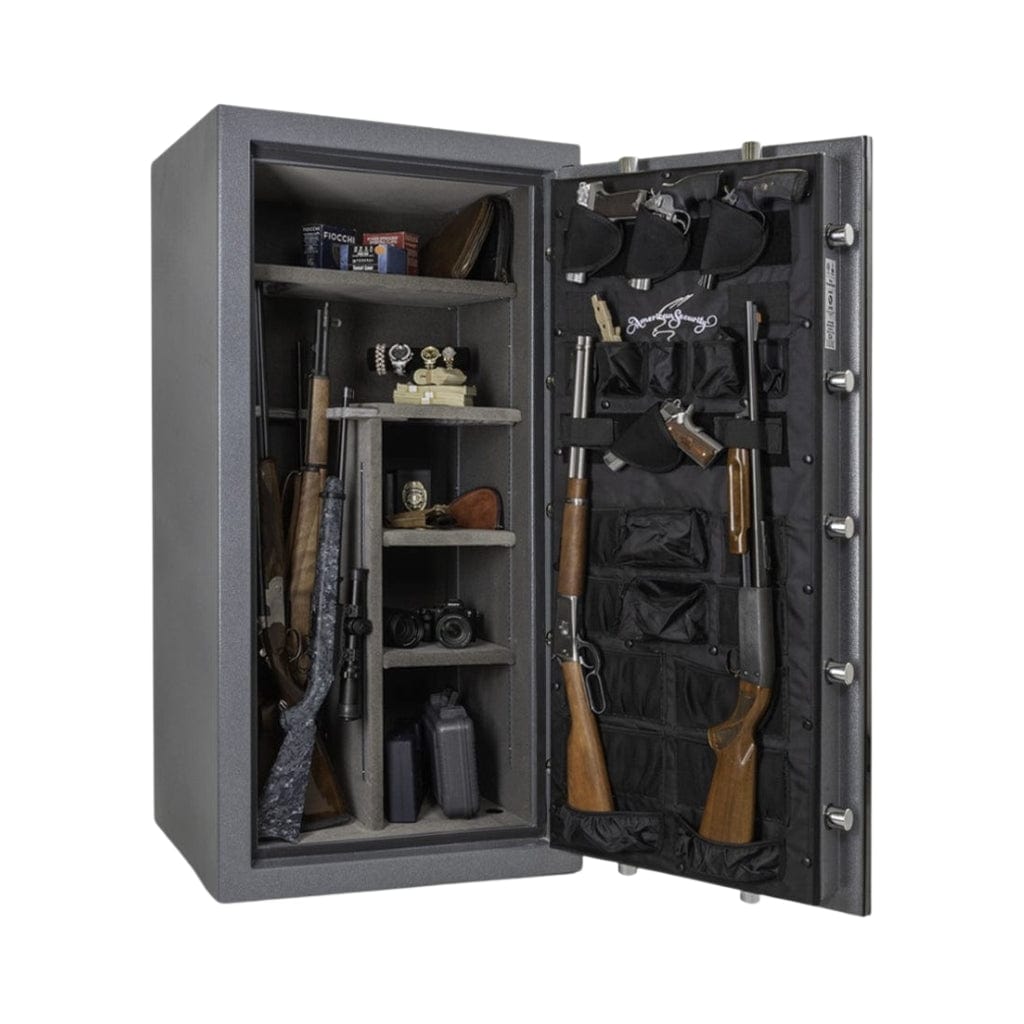 AmSec NF6030E5 American Security Gun Safe | UL RSC I Certified | 29 Gun Capacity | 90 Minute Fire Rated