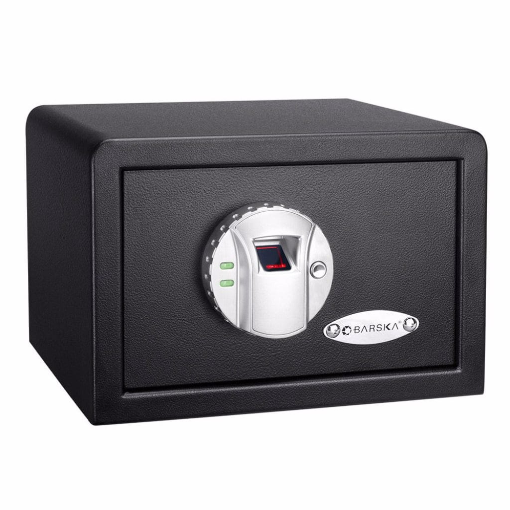 Barska AX11620 Biometric Security Safe | 0.29 Cubic Feet | Compact Biometric Security Safe