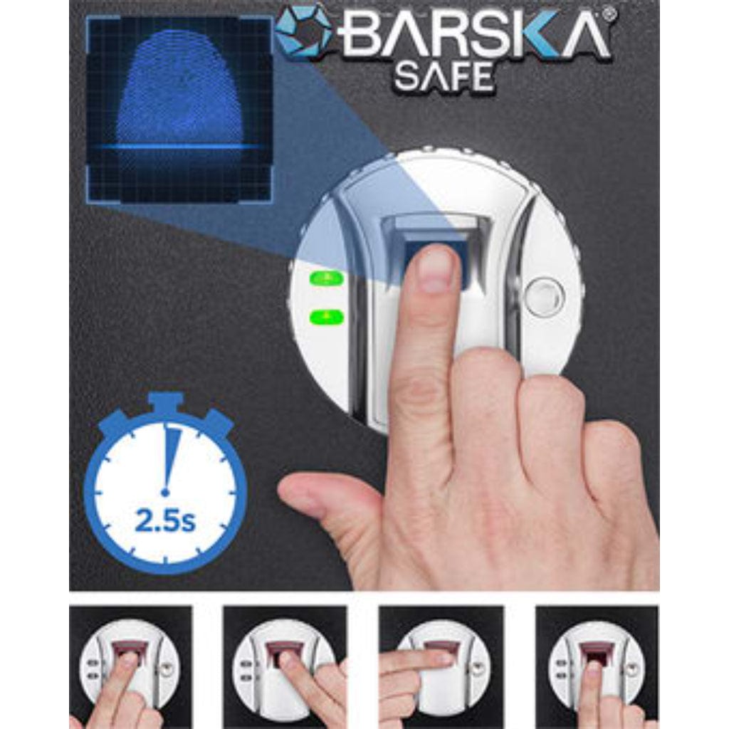 Barska AX11650 Biometric Security Safe | 1.45 Cubic Feet | Large Biometric Security Safe