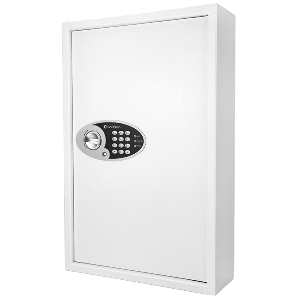 Barska AX12660 Digital Keypad Key Safe | 144 Key Capacity | White Multi-Key Safe