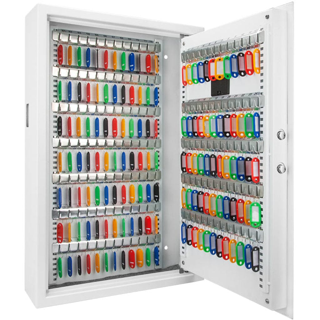 Barska AX12660 Digital Keypad Key Safe | 144 Key Capacity | White Multi-Key Safe