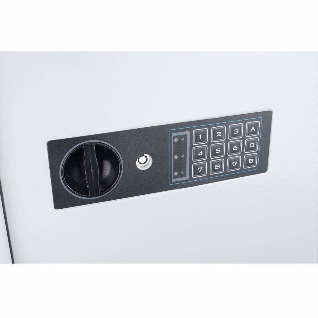 Barska AX13368 Digital Keypad Key Safe | 240 Key Capacity | White Multi-Key Safe