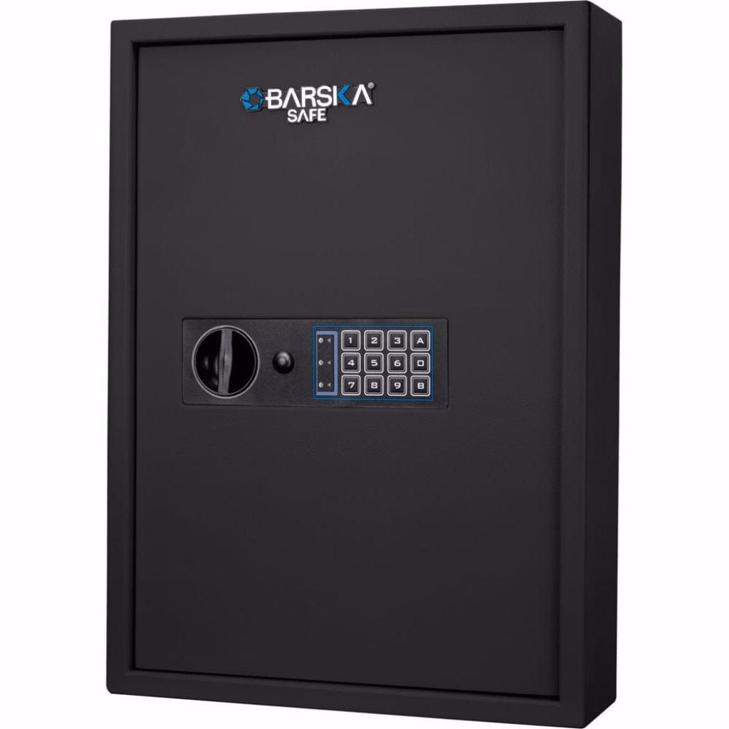 Barska AX13370/AX13262 Digital Keypad Key Safe | 100 Key Capacity | Black/White Multi-Key Safe Black