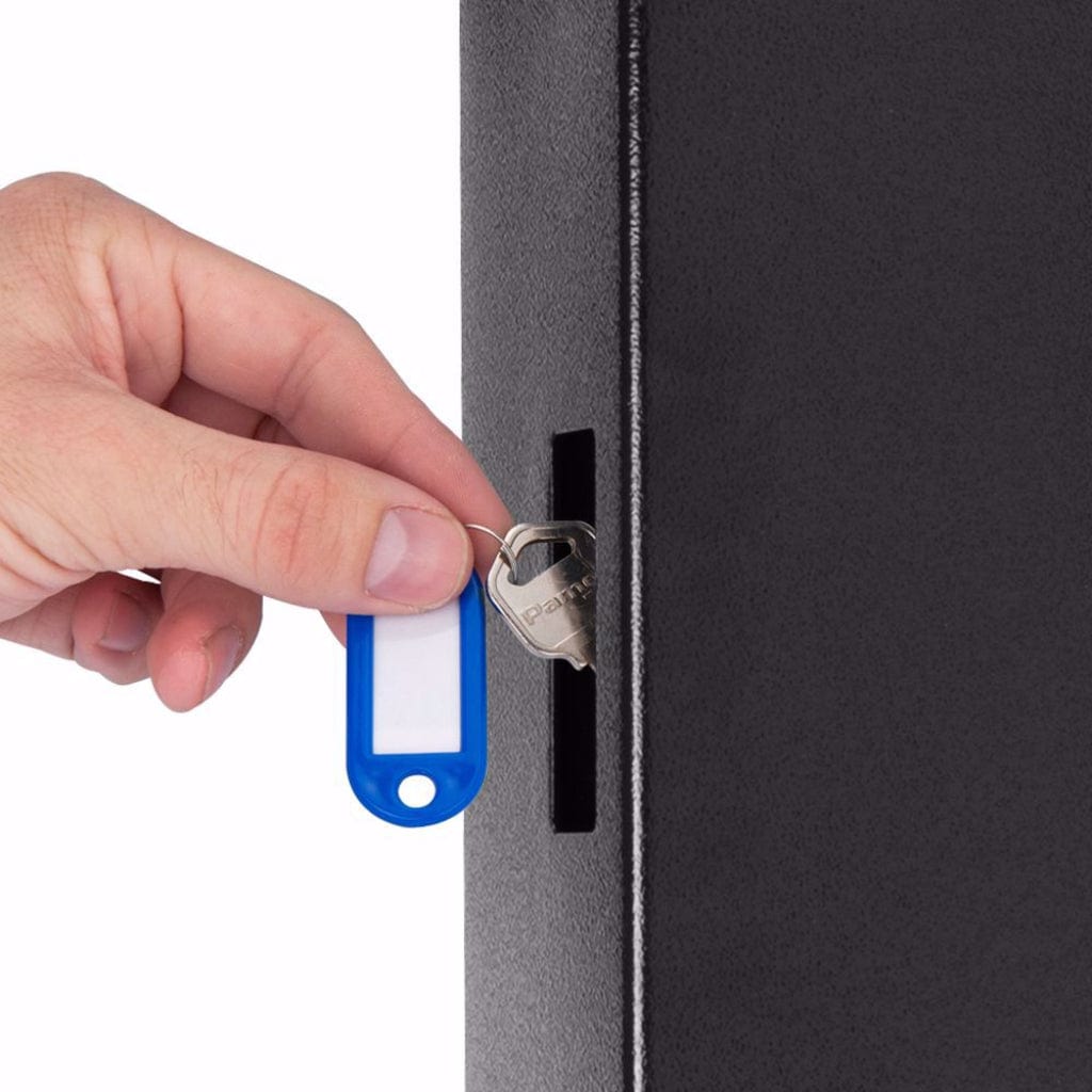 Barska AX13370/AX13262 Digital Keypad Key Safe | 100 Key Capacity | Black/White Multi-Key Safe