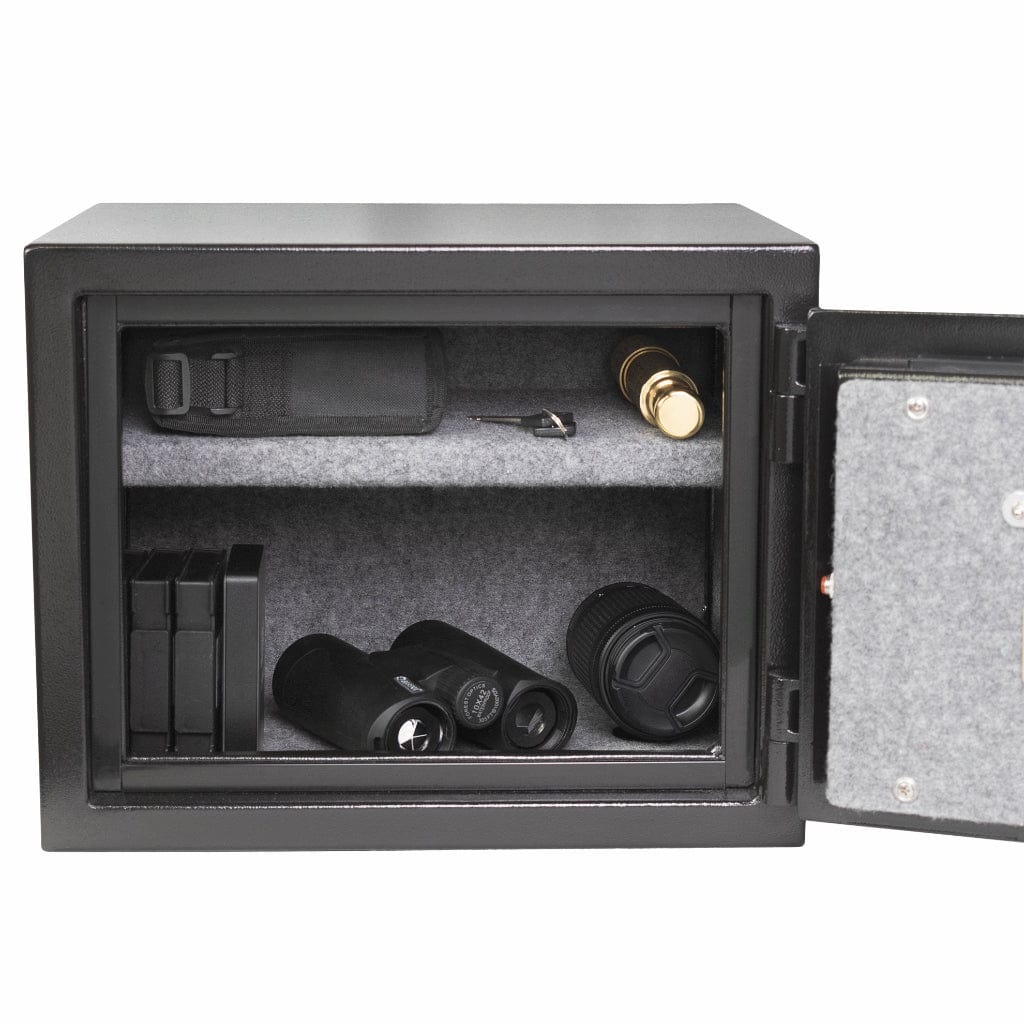 Barska AX13498 Biometric Fireproof Security Safe | 0.75 Cubic Feet | 30 Minutes Fireproof at 1200°F