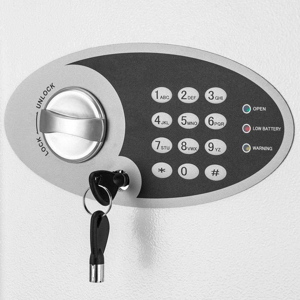 Barska AX13500 Digital Keypad Key Safe | 736 Key Capacity | Grey Multi-key Safe