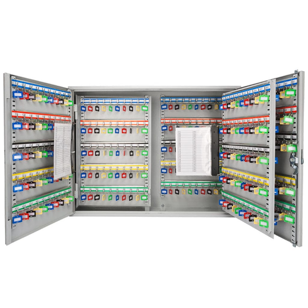 Barska CB12490 Multi-Key Lock Boxes | 400 Position Key Cabinet with Key Lock | Gray Finish