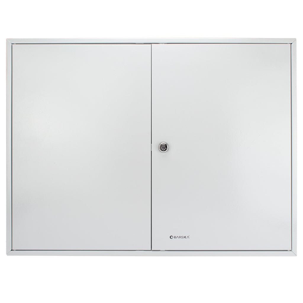 Barska CB12698 Multi-Key Lock Boxes | 320 Position Key Cabinet with Key Lock and White Tags | Gray Finish