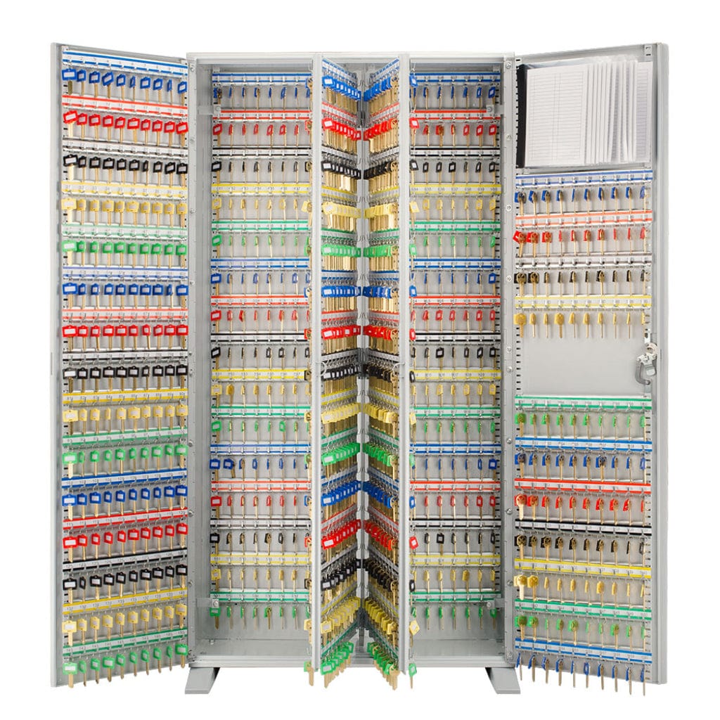 Barska CB12960 Multi-Key Lock Boxes | 1170 Position Key Cabinet with Key Lock | Gray Finish