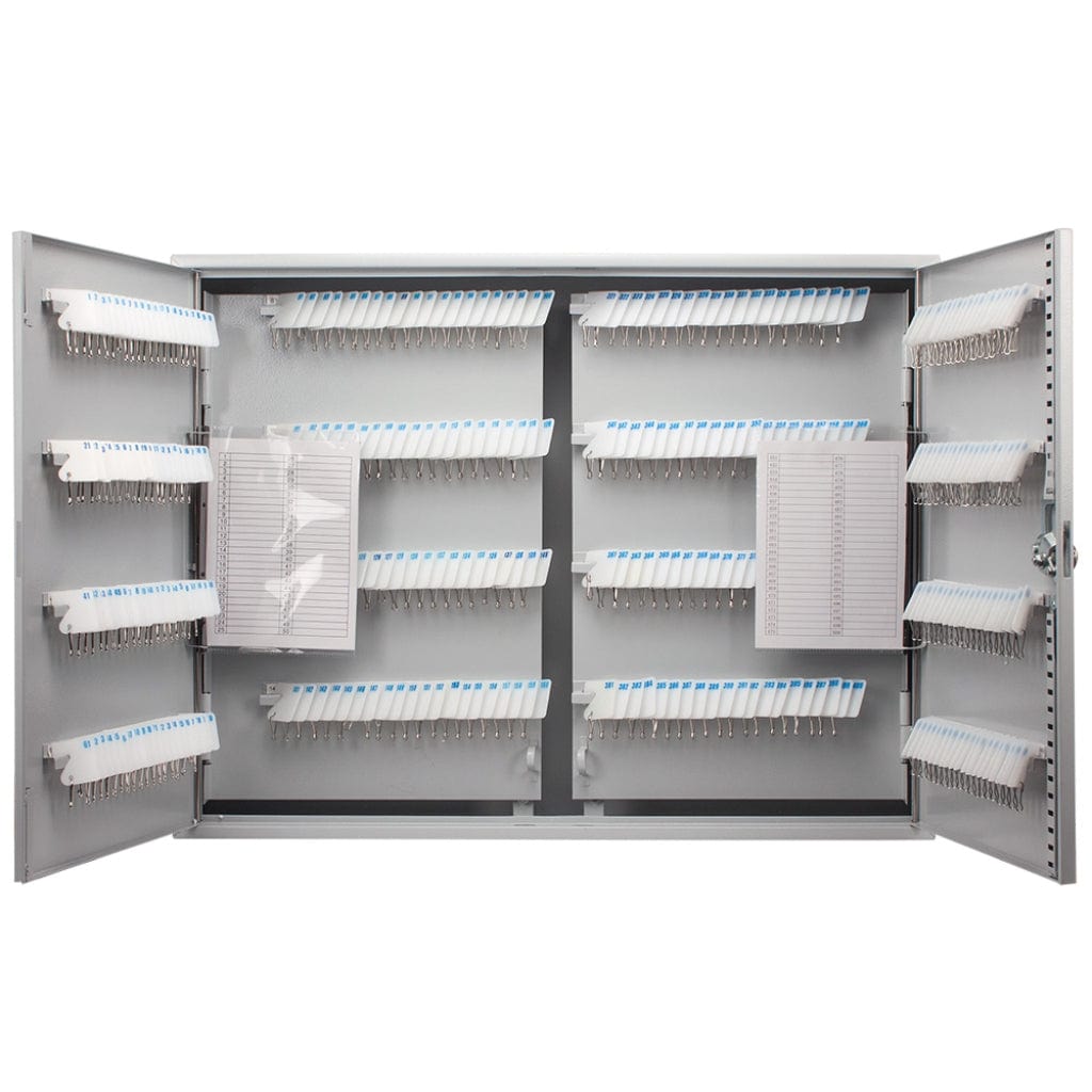 Barska CB13240 Multi-Key Lock Boxes | 480 Position Key Cabinet with Key Lock and White Tags | Gray Finish