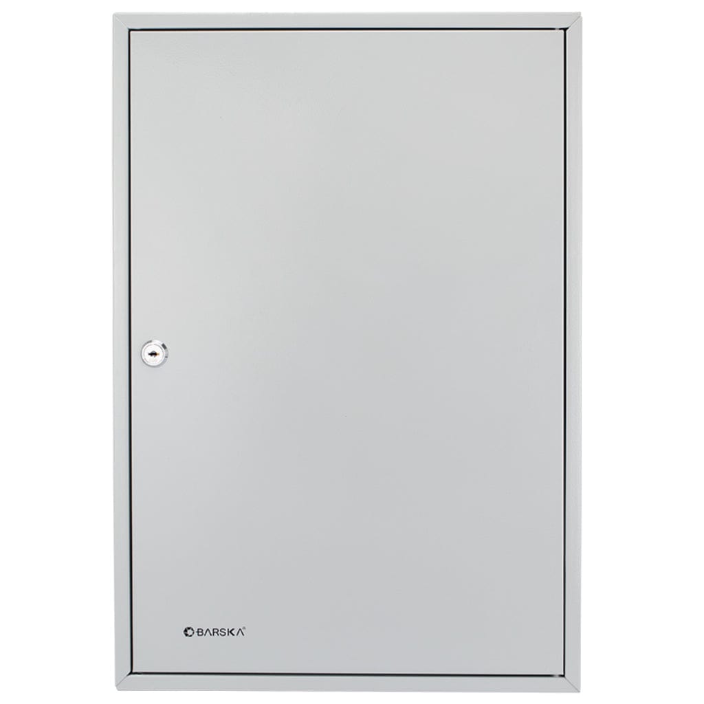 Barska CB13600/CB12494 Multi-Key Lock Boxes | 240 Position Key Cabinet with Combination/Key Lock and White Tags | Gray Finish Combination Lock