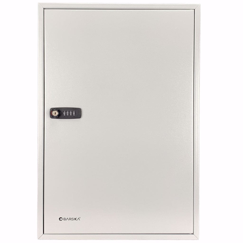 Barska CB13602 Multi-Key Lock Boxes | 160 Position Key Cabinet with Combination Lock and White Tags | Gray Finish