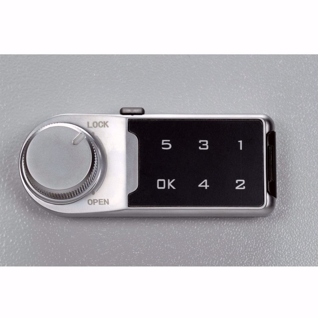 Barska CB13604 Multi-Key Lock Boxes | 400 Position Key Adjustable Cabinet with Digital Lock | Gray Finish