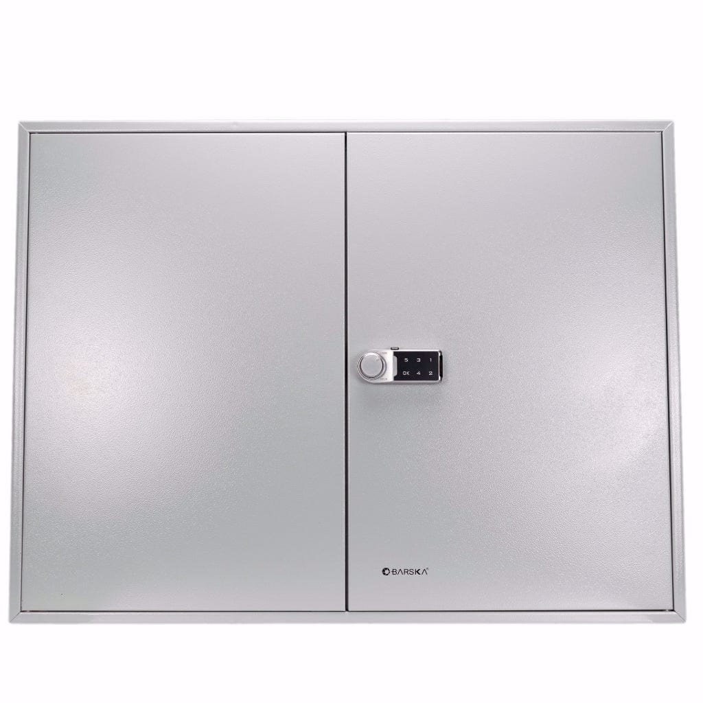 Barska CB13604 Multi-Key Lock Boxes | 400 Position Key Adjustable Cabinet with Digital Lock | Gray Finish