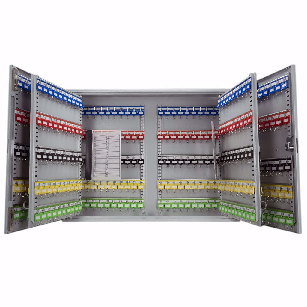 Barska CB13604 Multi-Key Lock Boxes | 400 Position Key Adjustable Cabinet with Digital Lock | Gray Finish