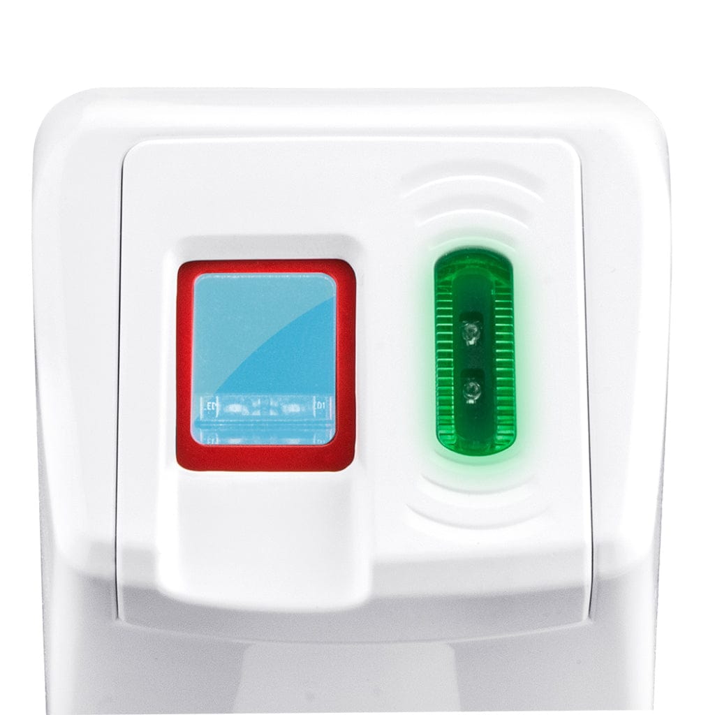 Barska EA12936 Door Lock | Biometric RFID Card &amp; Mechanical Key Access | White Reversible Handle