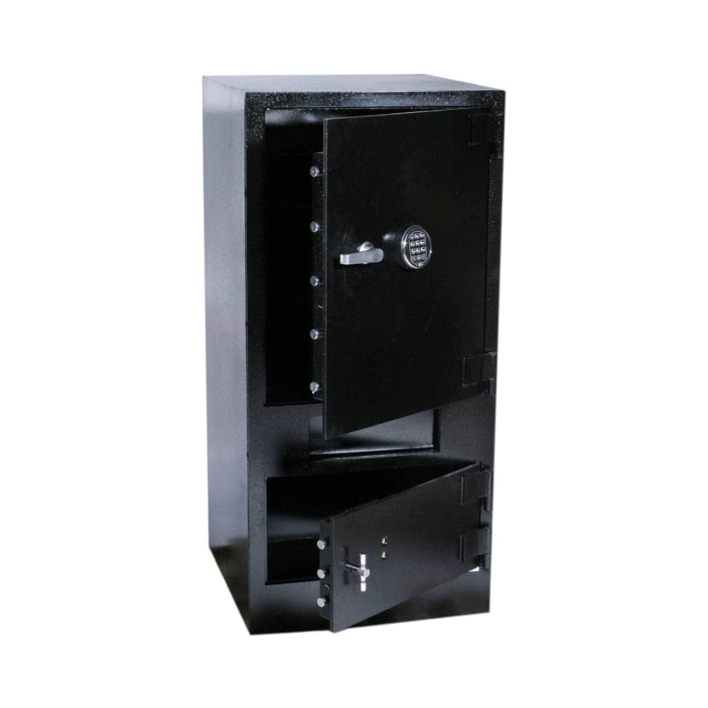 Cennox FireKing B5325DM-FK1SG40 Depository Safe | B-Rated | Double Door | Electronic and Dual Key Lock | 13.67 Cubic Feet