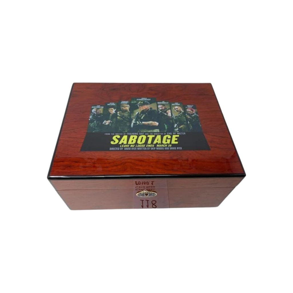 Daniel Marshall Cocobolo Rosewood "Sabotage" Movie Humidor Factory Floor Sale #118 Limited Edition | Spanish Cedar Interior