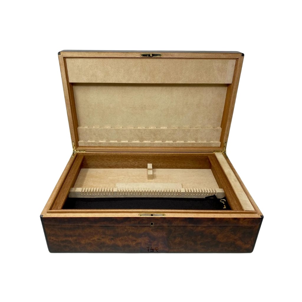 Daniel Marshall Tiffany & Co Sterling Flatware Chest Factory Floor Sale #176 | 150 Cigar Capacity | Sterling Silver