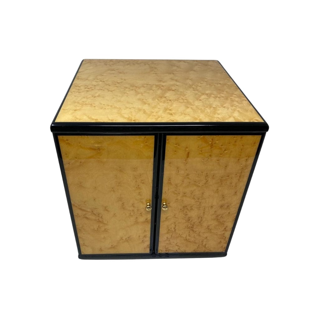 Daniel Marshall Tiffany&Co Jewelry Cabinet in Birdseye Maple Factory Floor Sale #263 Limited Edition | Spanish Cedar Interior