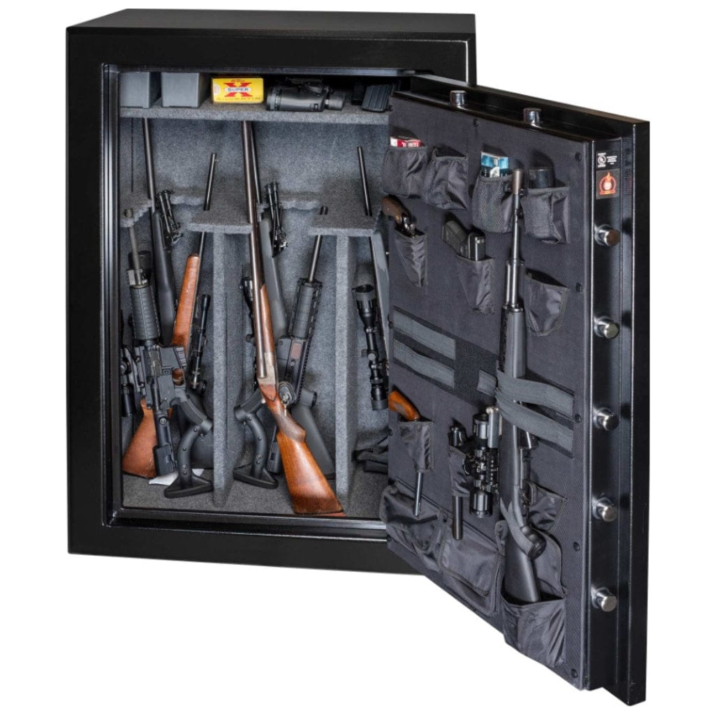 Gardall BGF6040 Black Firelined Gun Safe | UL RSC Burglary Label | 39 Long Gun Capacity | 60 Minute Fire Label at 1400°F