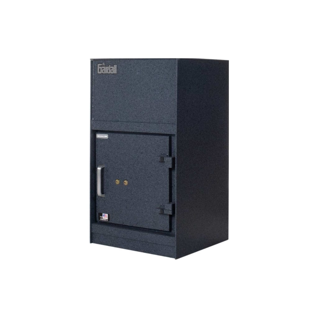 Gardall BL1328K/BL1328C Heavy Duty Single Door Depository | Back Loading Drop Door | B-Rated Safe Dual Key Lock