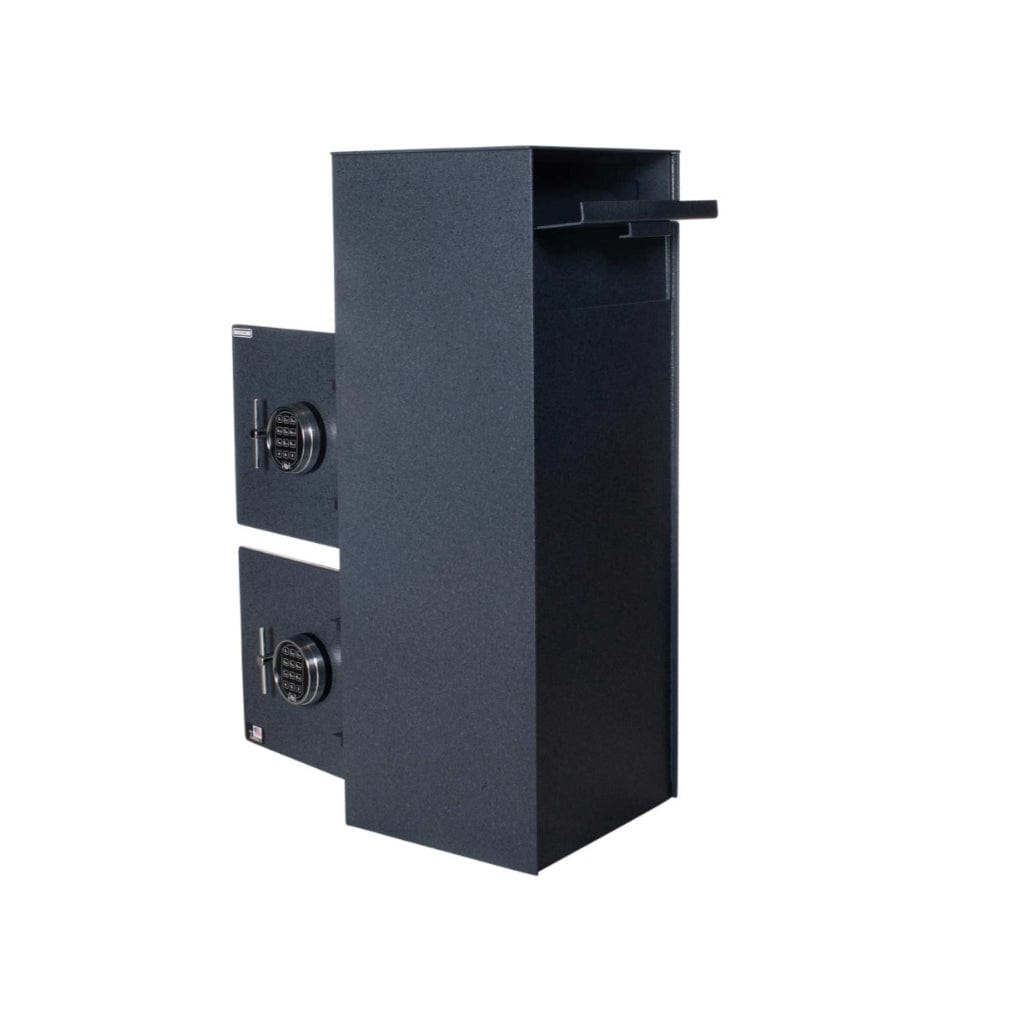 Gardall BL1337 Heavy Duty Double Door Depository | Back Loading | B-Rated Safe | Single Door Option