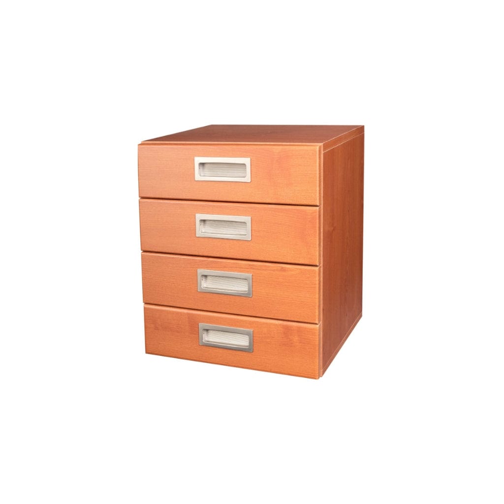 Gardall CAB4-0-0 Jewelry Cabinet | 4 Drawers with Velour Linings | Design for FB2013 and FB2714 Safe