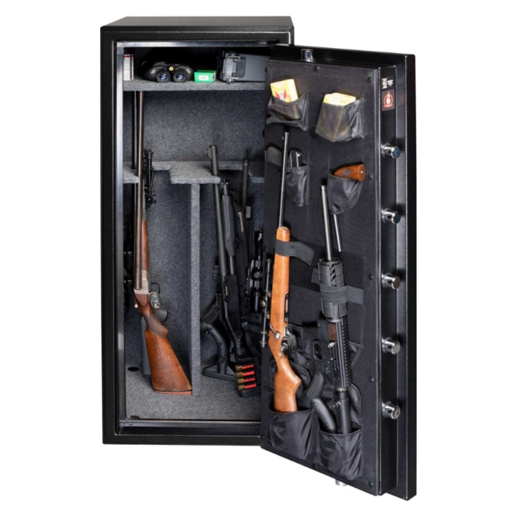 Gardall BGF6024 Black Firelined Gun Safe | UL RSC Burglary Label | 16 Long Gun Capacity | 60 Minute Fire Label at 1400°F