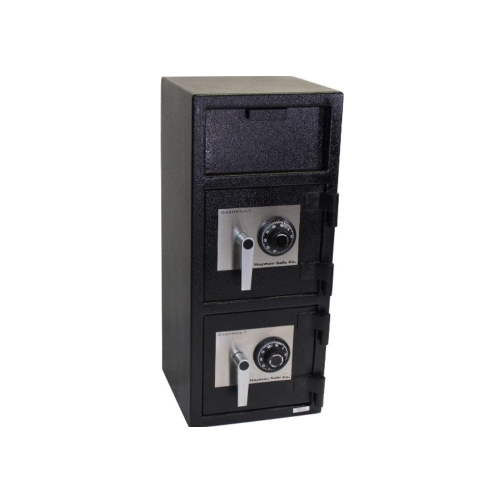 Hayman CV-F32-2CC CashVault Front Loading Depository Safe | Dual Compartment | Anti-Fishing Baffles | 1.7 Cubic Feet Storage Capacity