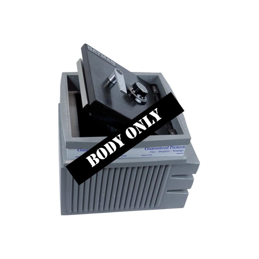 Hayman FS2300 In-Floor Polyethylene Body Only with Dustcover | 1.35 Cubic Feet | Rustproof Body