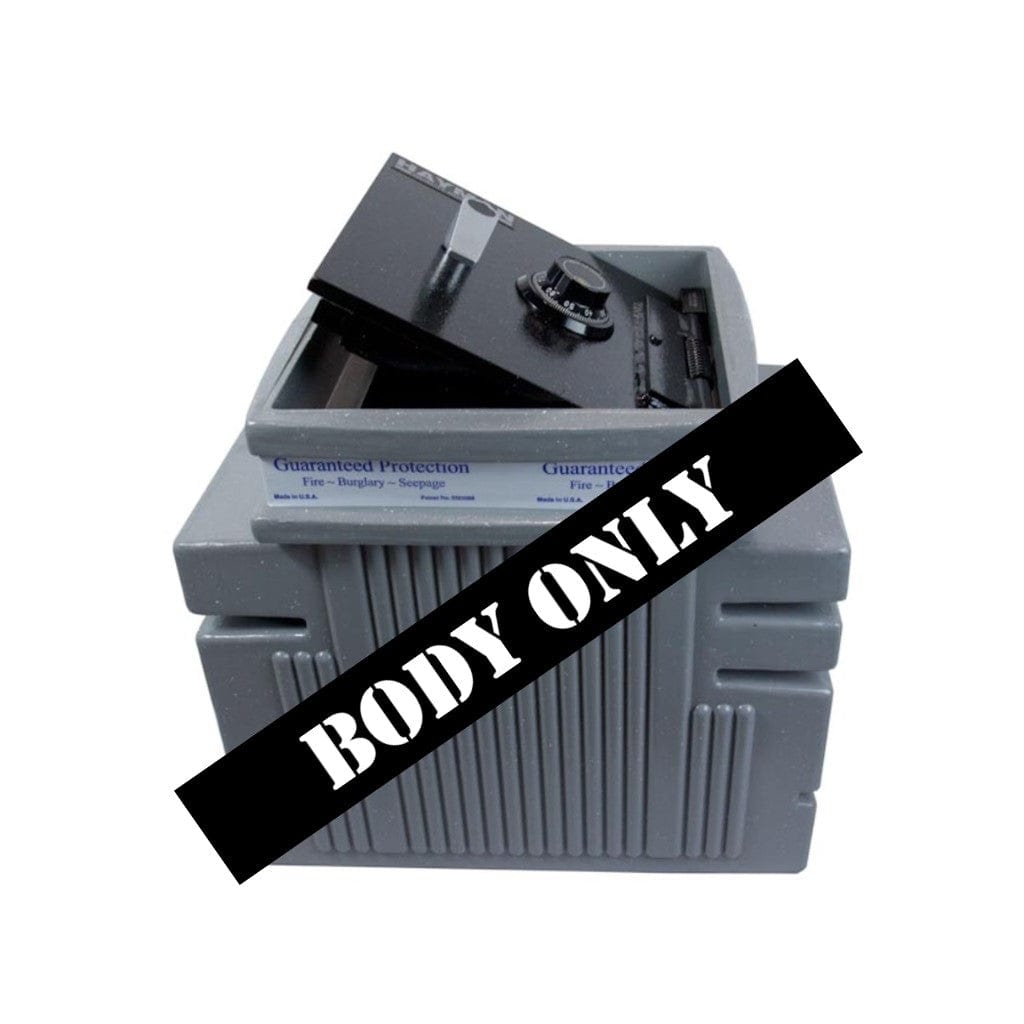 Hayman FS4000 In-Floor Polyethylene Body Only with Dustcover | 2.39 Cubic Feet | Rustproof Body