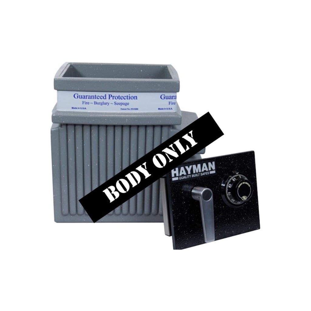 Hayman S1200 In-Floor Polyethylene Body Only with Dustcover | 0.76 Cubic Feet | Rustproof Body