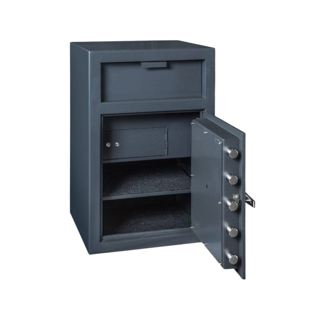 Hollon FD-3020CILK Depository Safe with Inner Locking Compartment | B-Rated | Dial Lock | 2.36 CF