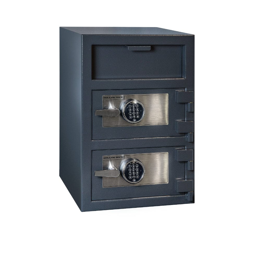Hollon FDD-3020EE Double Door Depository Safe | B-Rated | Electronic Locks | 3.6 Cubic Feet